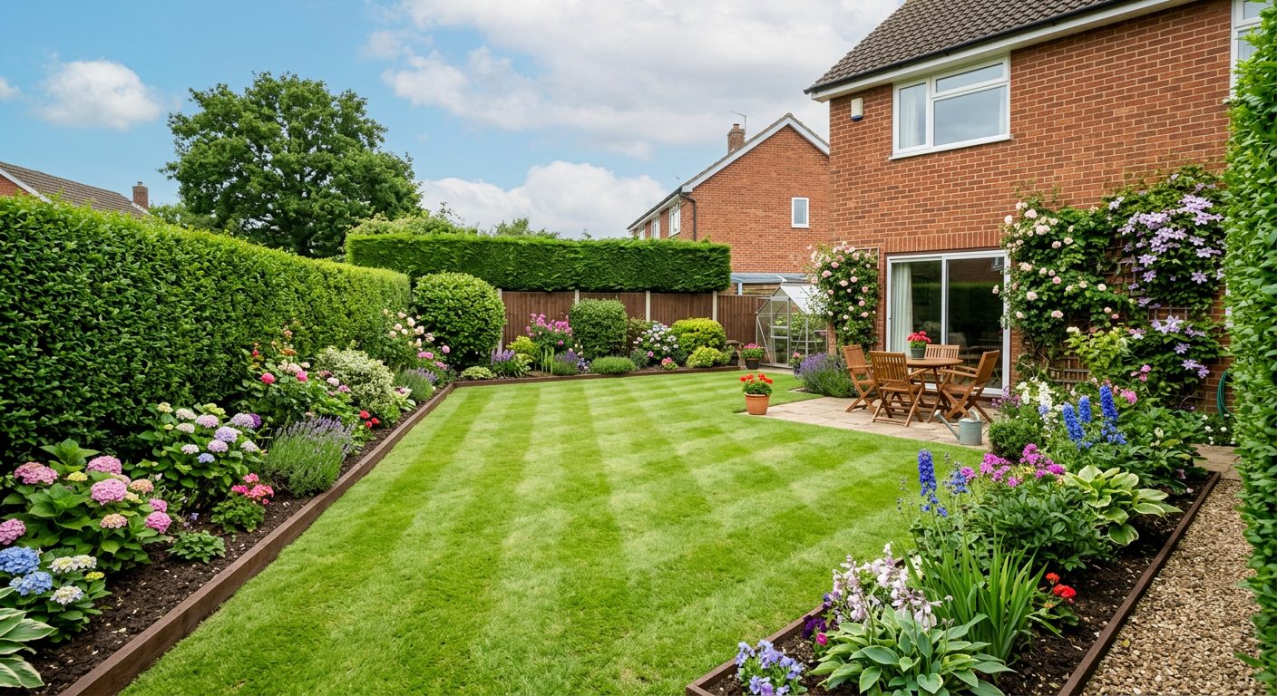 A Wolverhampton garden kept neat and tidy on a regular maintenance round